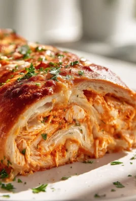 Cremiger Buffalo Hähnchen Käse Auflauf – Einfach & Lecker!