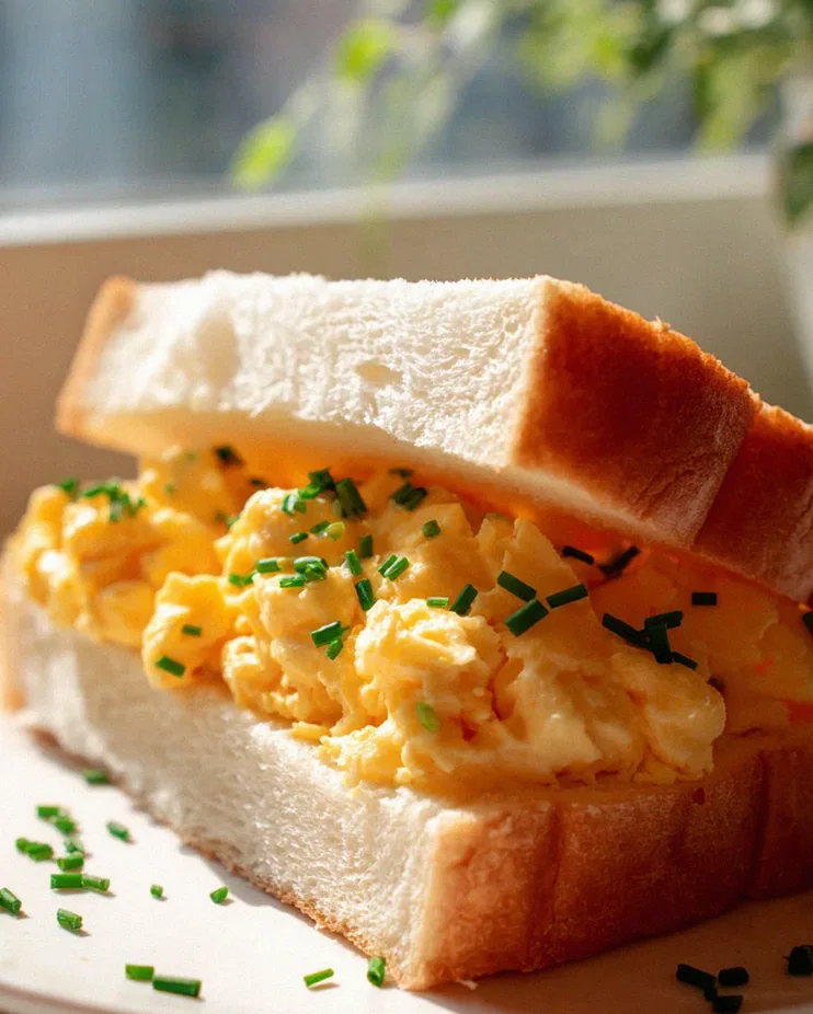 Delicate Japanese Egg Sandwich Dream