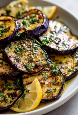 Gegrillte Zitronen-Kräuter-Auberginen – Ein Genuss für alle!