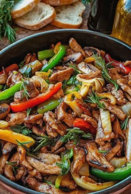 Gemüsepfanne mit Geflügel