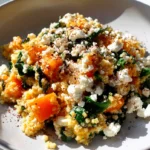 Hirsepfanne mit Kürbis, Spinat und Feta – Gesund genießen!