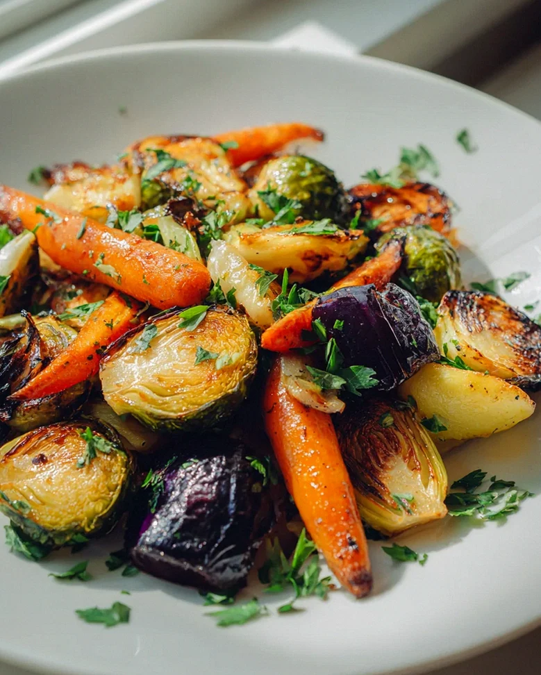Knuspriges Ofengemüse mit Knoblauch – Perfekt & Einfach
