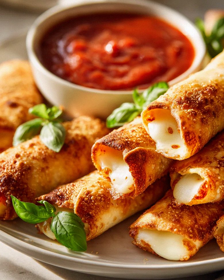 Leckere Pizza Roll Breadsticks: Mozzarella & Tomatensauce! – Schritt 1