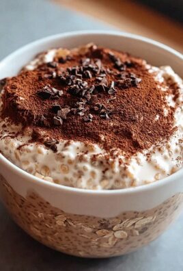 Leckeres Tiramisu Übernacht Haferflocken Rezept für jeden Tag!