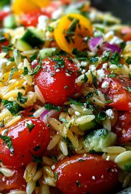Mediterraner Orzo Salat