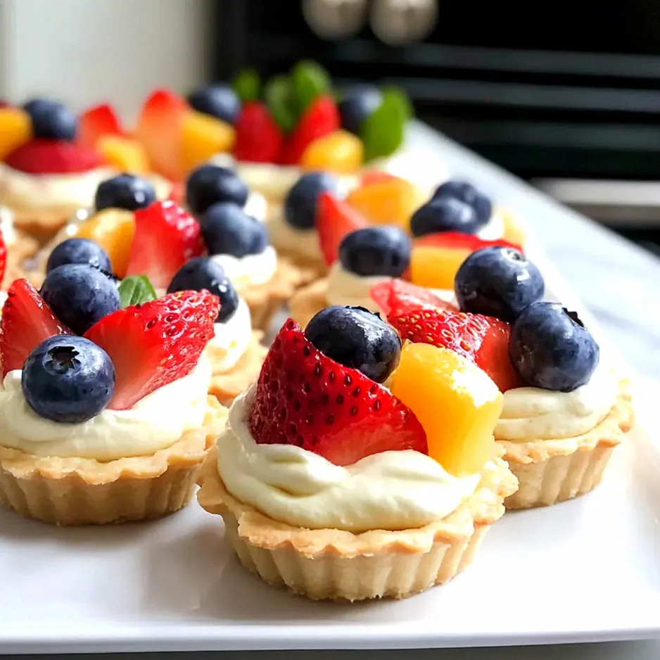 Mini Obsttörtchen für den perfekten Sommergenuss
