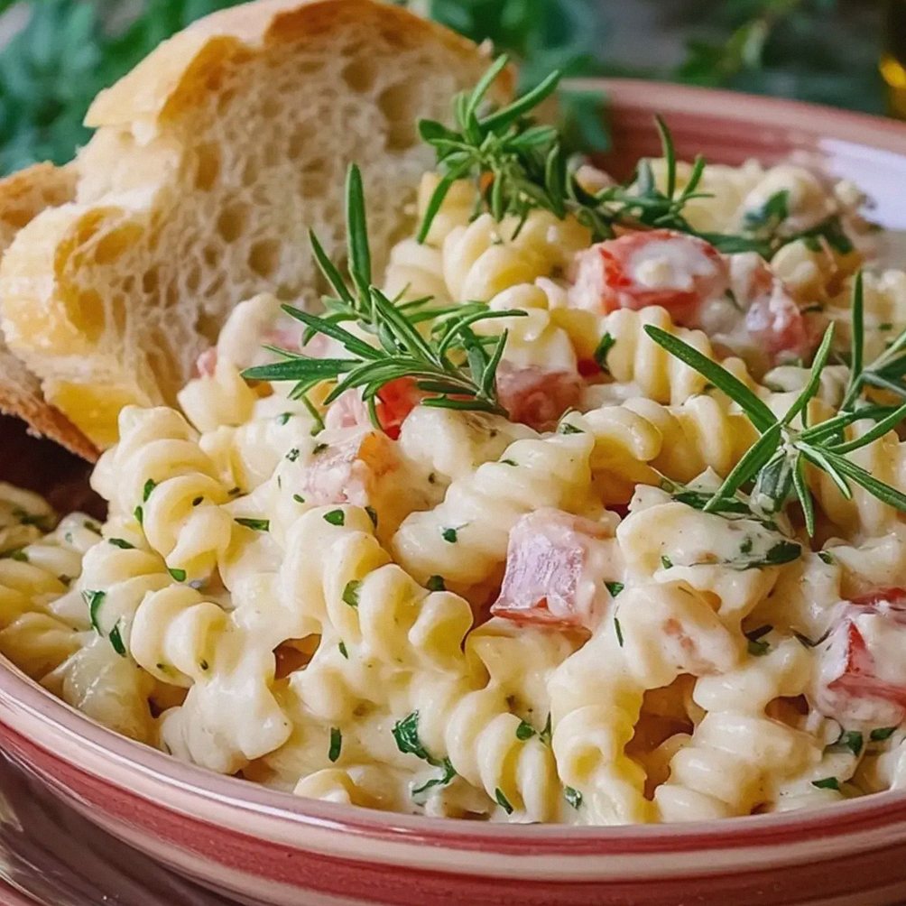 Nudelsalat mit Fleischsalat einfach zubereiten – Schritt 2