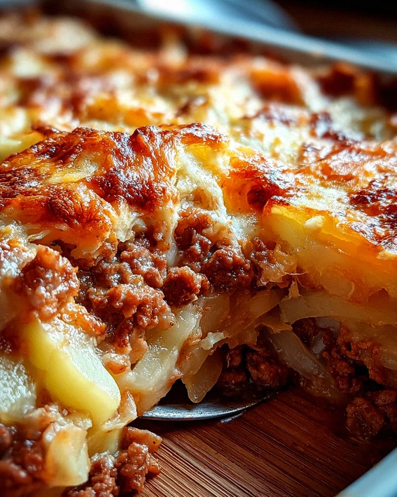 Spitzkohl-Hackfleisch-Auflauf mit Kartoffeln